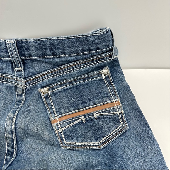 Ariat B4 Jeans Boys Size 16 Relaxed Boot Cut Denim Work Cowboy - Picture 11 of 12
